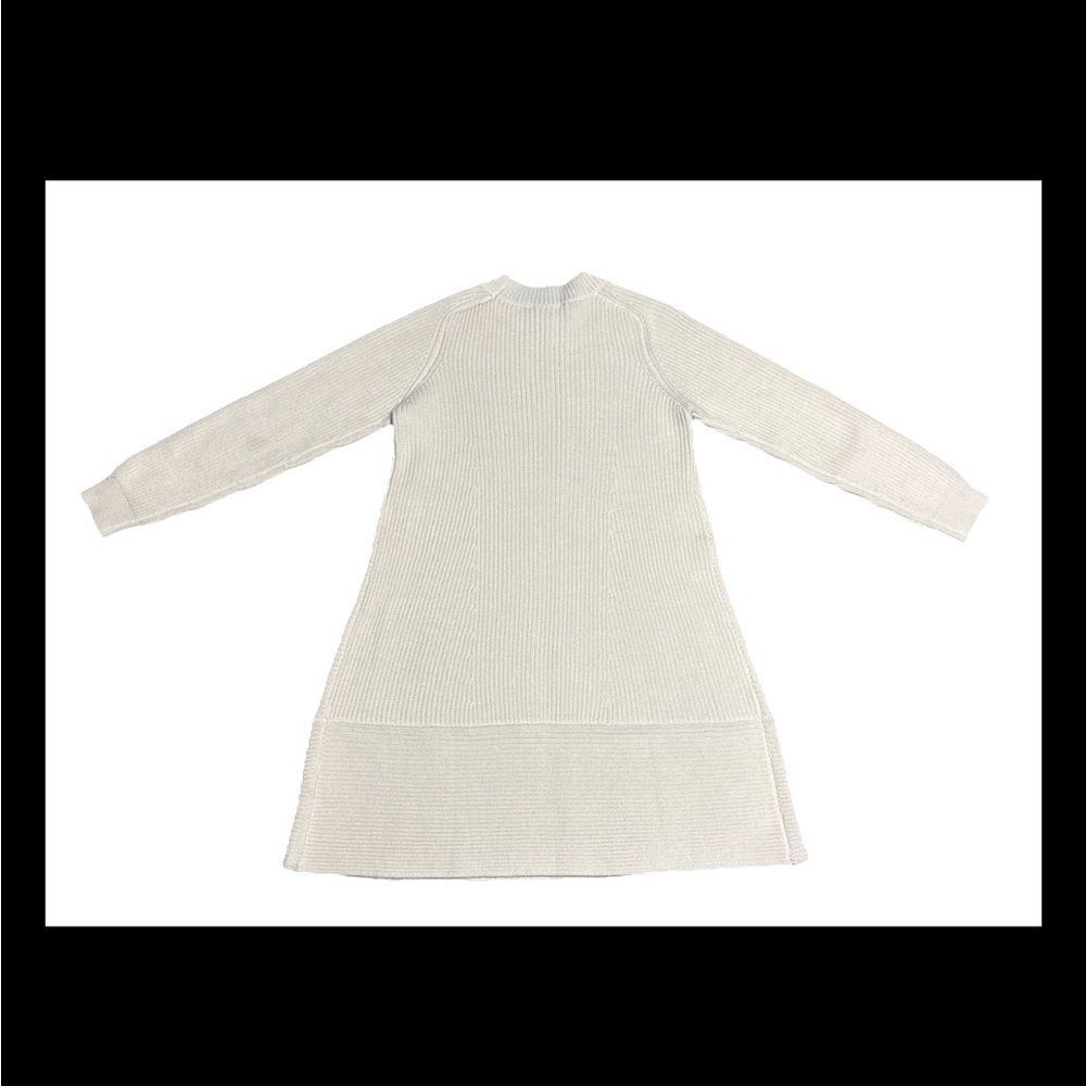 Pomander Place Ivory Ribbed Sweater Dress Size: Small - Picture 3 of 8